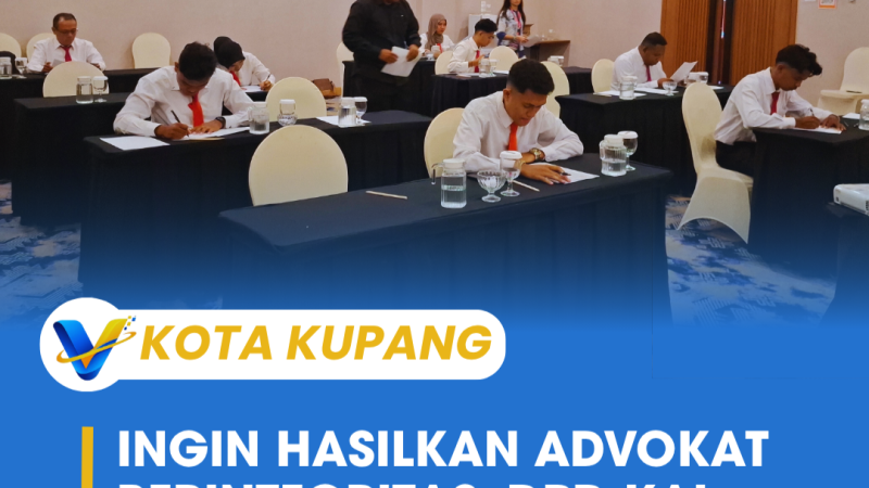 Ingin Hasilkan Advokat Berintegritas, DPD KAI NTT Uji 8 Calon Advokat